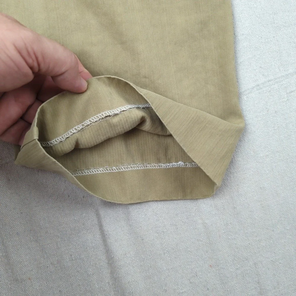 Tommy Bahama Pants Mens 38x32 Khaki Silk Casual Preppy Pleated